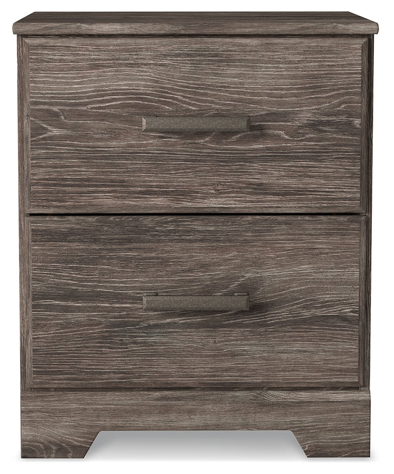 Ralinksi Full Panel Bed with 2 Nightstands in Gray from Ashley - DMV Furniture