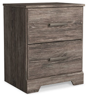 Ralinksi Full Panel Bed with 2 Nightstands in Gray from Ashley - DMV Furniture