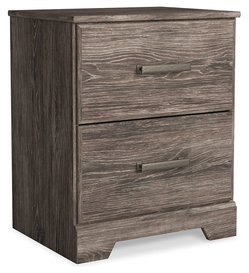 Ralinksi Full Panel Bed with 2 Nightstands in Gray from Ashley - DMV Furniture