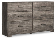 Ralinksi Full Panel Bed with Dresser and 2 Nightstands in Gray from Ashley - DMV Furniture