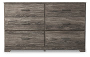 Ralinksi Full Panel Bed with Dresser in Gray from Ashley - DMV Furniture