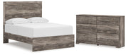 Ralinksi Full Panel Bed with Dresser in Gray from Ashley - DMV Furniture