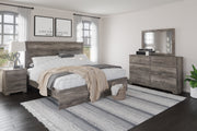 Ralinksi Gray King Panel Bed - DMV FurnitureKing Bed