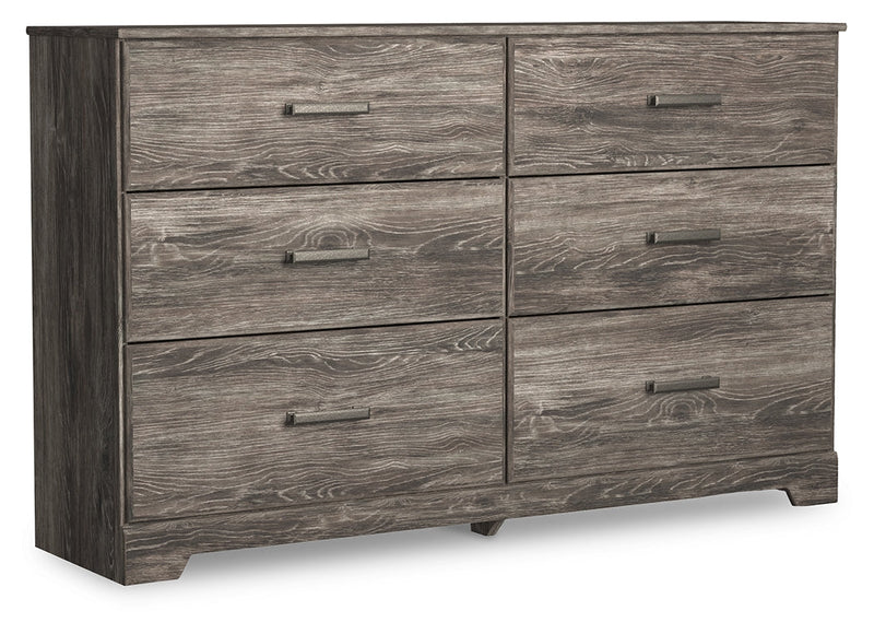 Ralinksi King Panel Bed with Dresser and 2 Nightstands in Gray from Ashley - DMV Furniture
