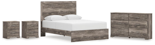 Ralinksi Queen Panel Bed with Dresser and 2 Nightstands in Gray from Ashley - DMV Furniture