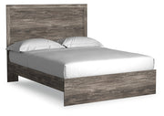 Ralinksi Queen Panel Bed with Mirrored Dresser and 2 Nightstands in Gray from Ashley - DMV Furniture