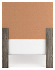 Ralinksi Twin Panel Bed with Nightstand in Gray from Ashley - DMV Furniture