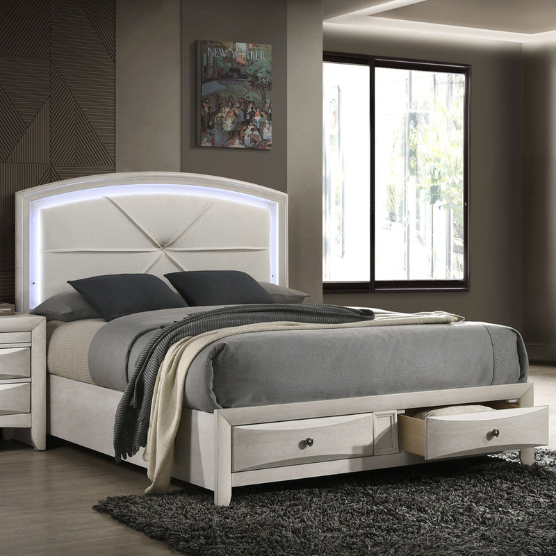 Ramondi Queen Bed w/Storage & LED - BD05282Q