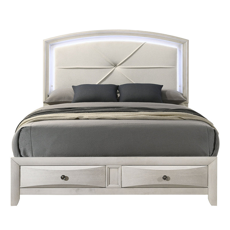 Ramondi Queen Bed w/Storage & LED - BD05282Q