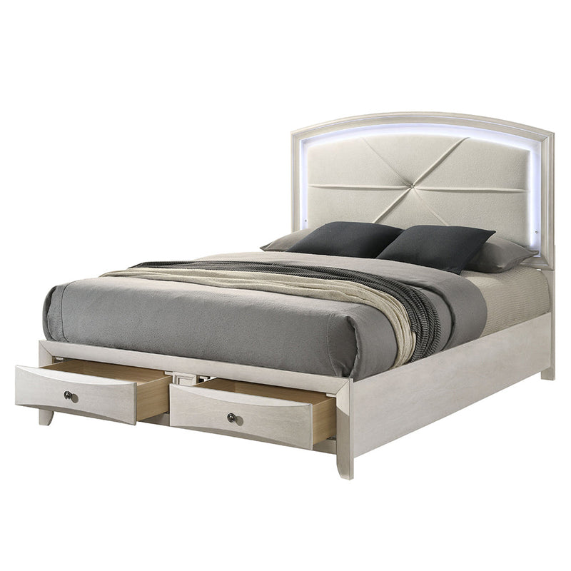 Ramondi Queen Bed w/Storage & LED - BD05282Q