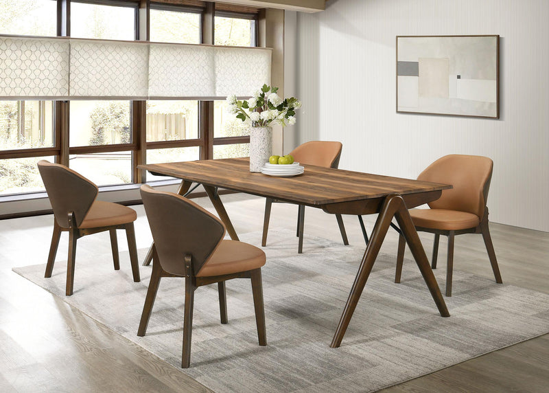Randolph 5-piece Smart Top Rectangular Dining Set Sheesham and Brown - 192521-S5
