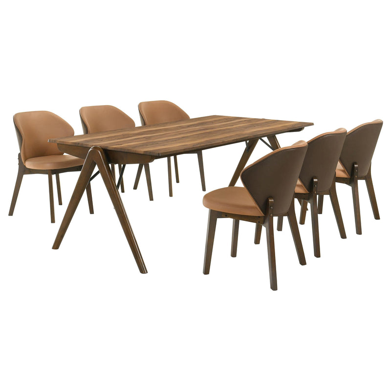Randolph 7-piece Smart Top Rectangular Dining Set Sheesham and Brown - 192521-S7
