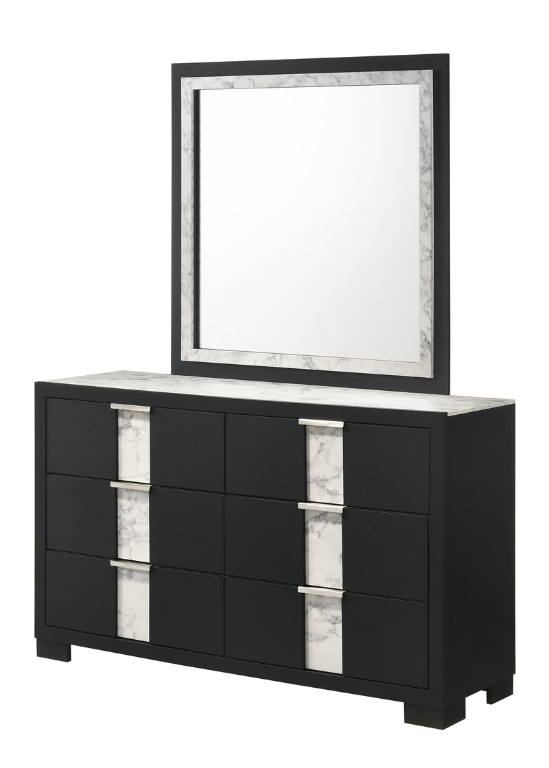 Rangley Black LED Panel Bedroom Set - DMV FurnitureBedroom Set