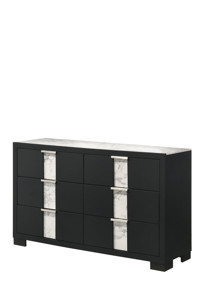 Rangley Black LED Panel Bedroom Set - DMV FurnitureBedroom Set