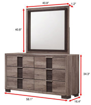 Rangley Brown LED Panel Bedroom Set - DMV FurnitureBedroom Set