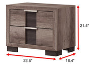 Rangley Brown LED Panel Bedroom Set - DMV FurnitureBedroom Set