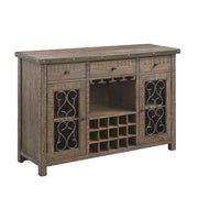 Raphaela Server W/Cup Holder & Wine Rack - DN00983