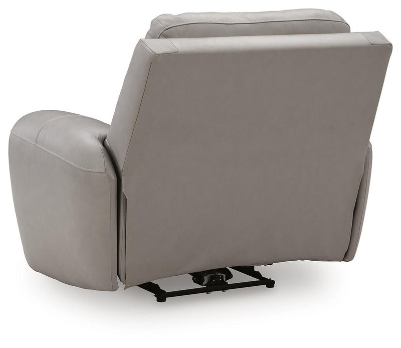 Real Moments Ash Power Recliner with Audio Seating - PCU1370013A