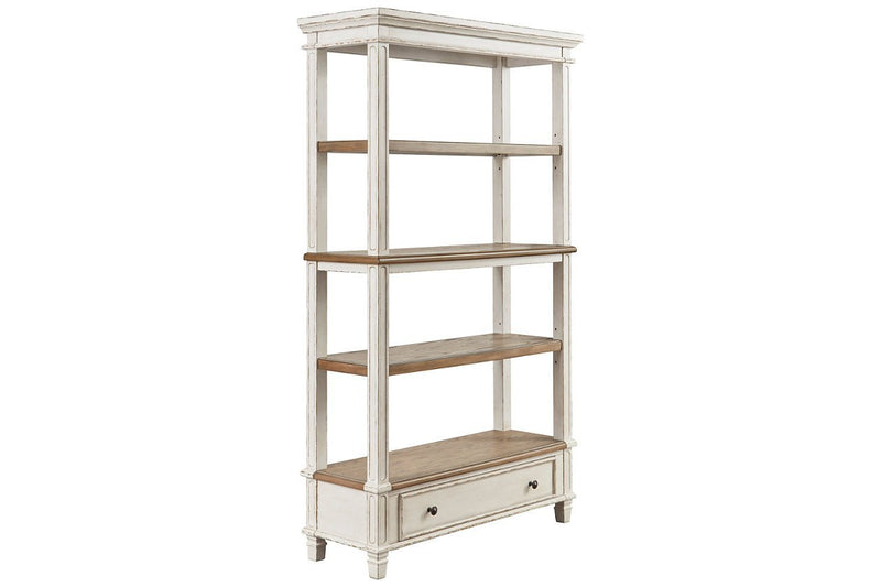 Realyn Brown/White 75" Bookcase - DMV FurnitureBookcases