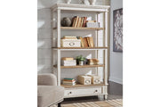 Realyn Brown/White 75" Bookcase - DMV FurnitureBookcases