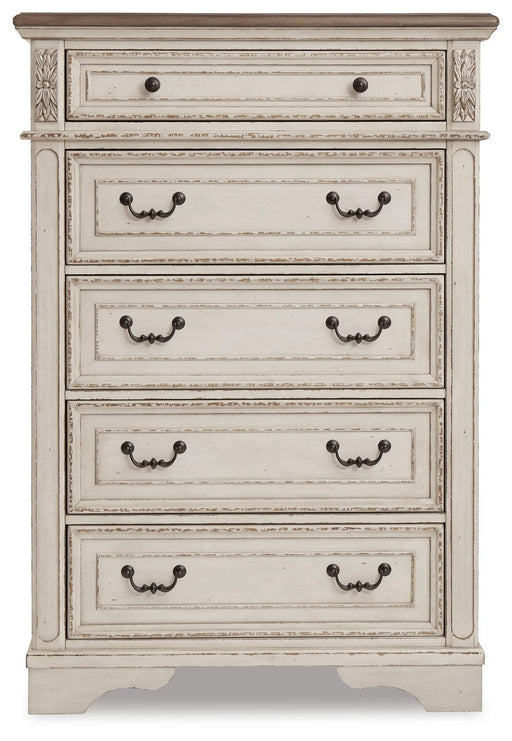 Realyn Chest and 2 Nightstands - B743B109