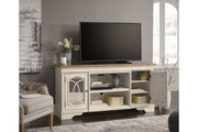 Realyn Chipped White 74" TV Stand - DMV FurnitureTV Stand