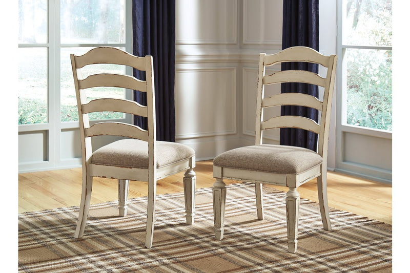 Realyn Chipped White Dining Chair (Set of 2) - DMV FurnitureDining Chair