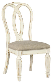 Realyn Chipped White Extendable Round/Oval Ladder Dining Set - DMV FurnitureDining Room Set