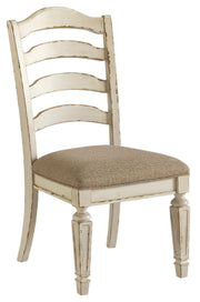 Realyn Chipped White Extendable Round/Oval Ladder Dining Set - DMV FurnitureDining Room Set