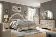 Realyn Chipped White Footboard Storage Platform Bedroom Set - DMV FurnitureBedroom Set