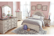 Realyn Chipped White Full Panel Bed - DMV FurnitureFull Bed