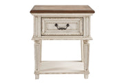 Realyn Chipped White Nightstand - DMV FurnitureNightstand