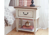 Realyn Chipped White Nightstand - DMV FurnitureNightstand