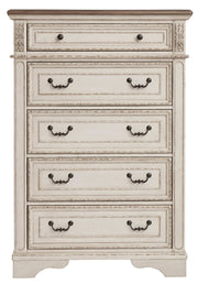 Realyn Chipped White Upholstered Panel Bedroom Set - DMV FurnitureBedroom Set
