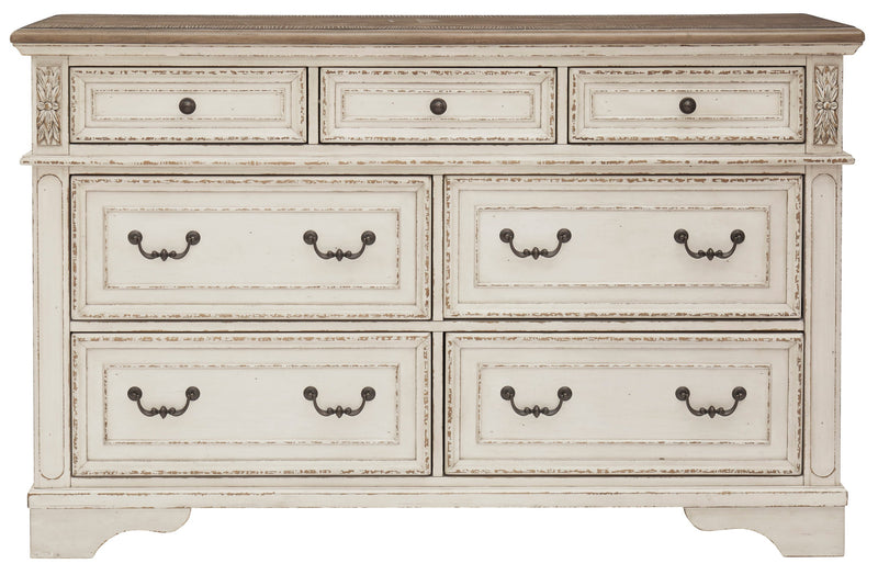Realyn Chipped White Upholstered Panel Bedroom Set - DMV FurnitureBedroom Set