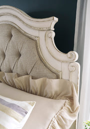 Realyn Chipped White Upholstered Panel Bedroom Set - DMV FurnitureBedroom Set