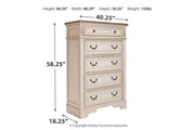 Realyn Two - tone Chest of Drawers - DMV FurnitureChest