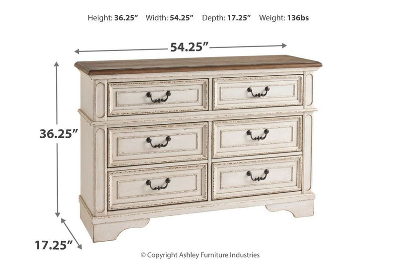 Realyn Two - tone Dresser - DMV FurnitureDresser