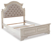 Realyn Two-tone Full Panel Bed, Dresser, Mirror and Nightstand - B743B40