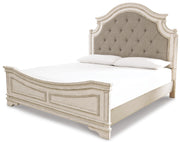 Realyn Two-tone King Panel Bed, Dresser and 2 Nightstands - B743B63