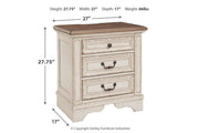 Realyn Two - tone Nightstand - DMV FurnitureNightstand