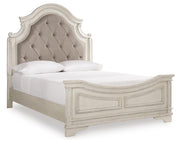 Realyn Two-tone Queen Panel Bed, Dresser, Chest and 2 Nightstands - B743B45
