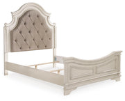 Realyn Two-tone Queen Panel Bed, Dresser, Chest and 2 Nightstands - B743B45