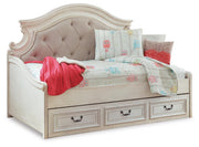 Realyn Two-tone Twin Storage Day Bed and Nightstand - B743B71