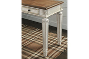 Realyn White/Brown 2 - Piece Home Office Desk - DMV FurnitureOffice Desk