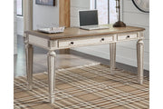 Realyn White/Brown 60" Home Office Desk - DMV FurnitureOffice Desks