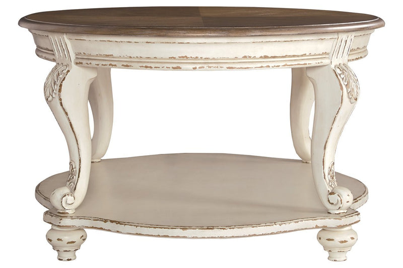 Realyn White/Brown Coffee Table - DMV FurnitureCoffee Table