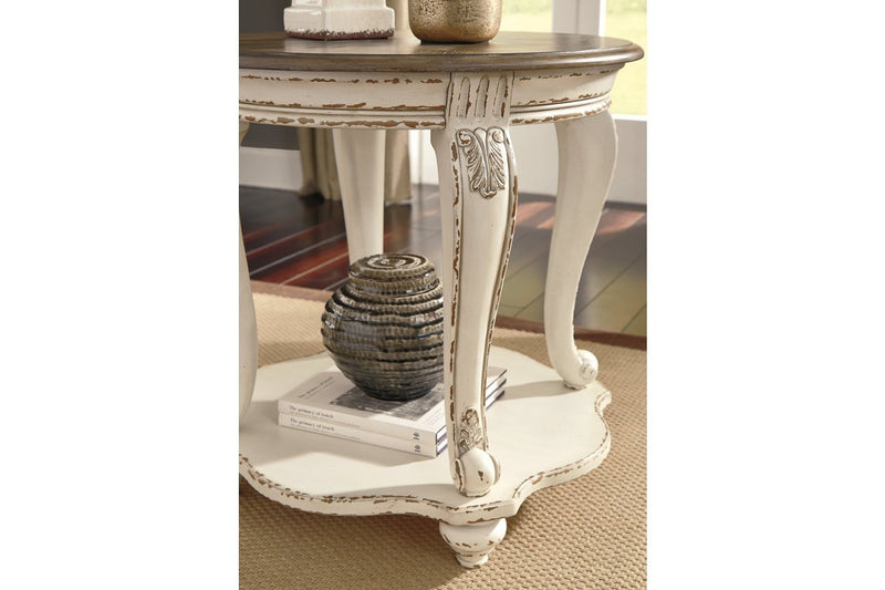 Realyn White/Brown End Table - DMV FurnitureEnd Table