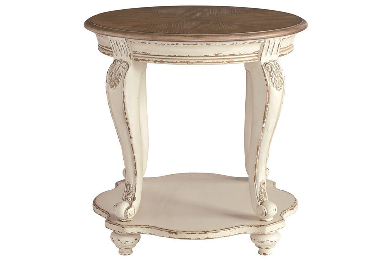 Realyn White/Brown End Table - DMV FurnitureEnd Table