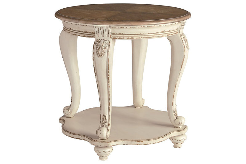 Realyn White/Brown End Table - DMV FurnitureEnd Table